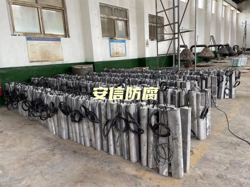 我公司鎂陽(yáng)極，鋁合金陽(yáng)極，鋁犧牲陽(yáng)極，鎂陽(yáng)極，鎂合金犧牲陽(yáng)極在呼和浩特?zé)捰蛷S的使用被評(píng)為優(yōu) 秀生產(chǎn)商